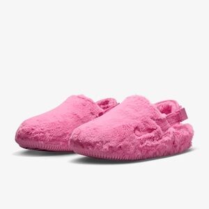 Nike Womens Calm Mule SE 'Playful Pink Fur' FZ3119-600 Size 7